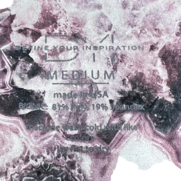 Define Your Inspiration Python Watercolor Print High Rise Yoga Leggings Size M - Picture 7 of 10